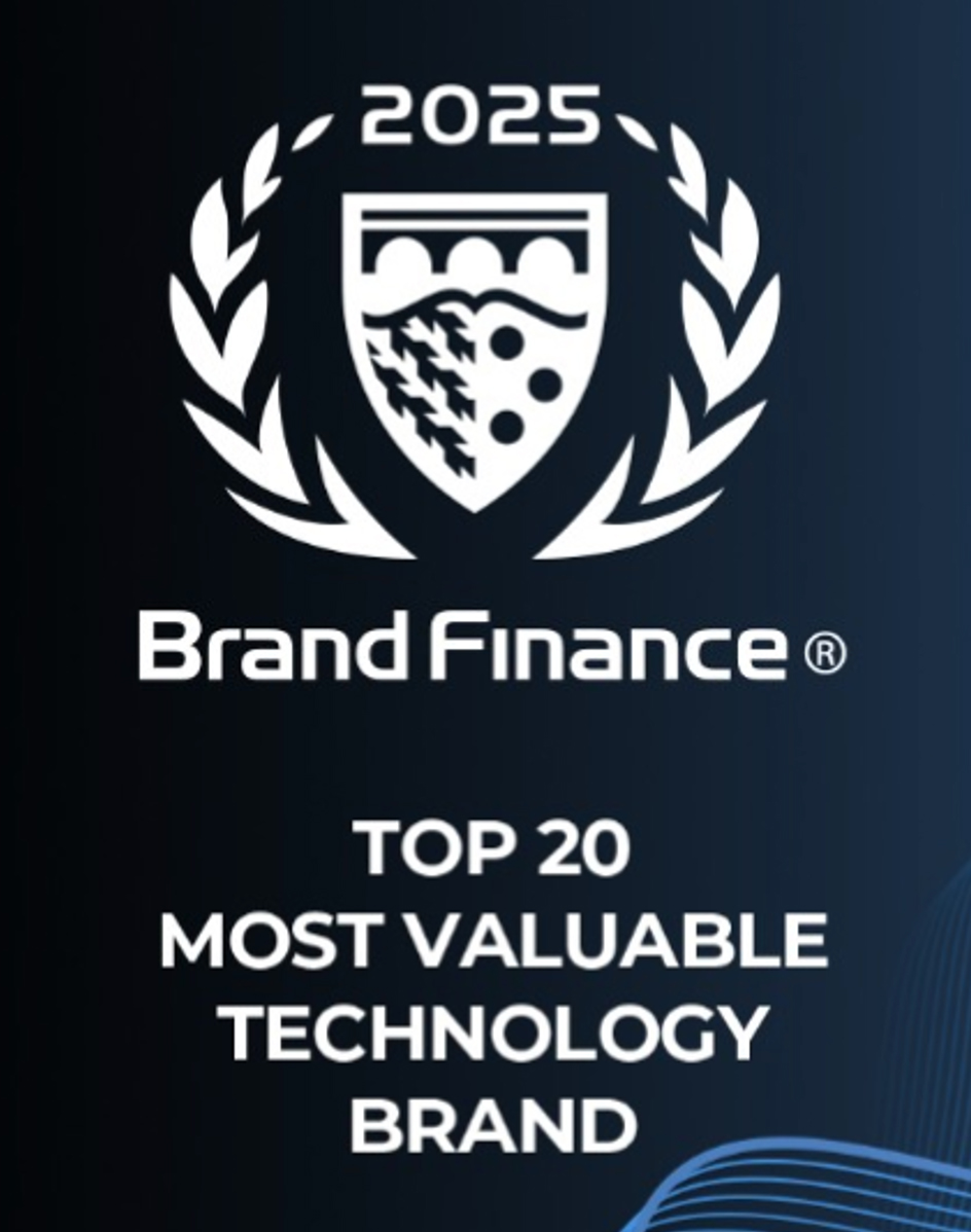 Ranked among top 20 global technology brands in Brand Finance’s Technology 100 2025 list