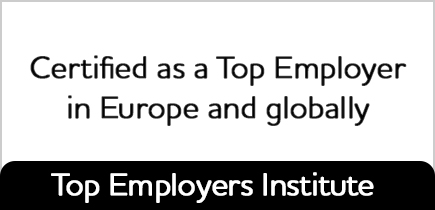 Global and Europe Top Employer by the Top Employers Institute
