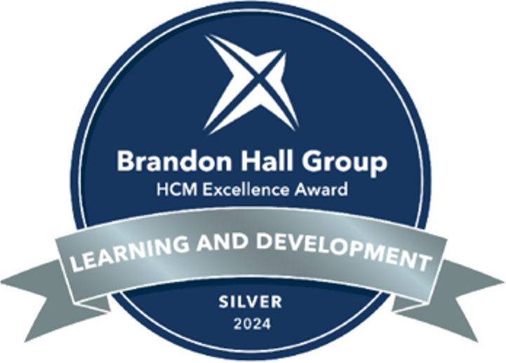 Silver award from Brandon Hall Group in 2024 for Learning and Development