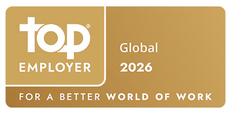 Certified as a Top Employer by the Top Employers Institute 