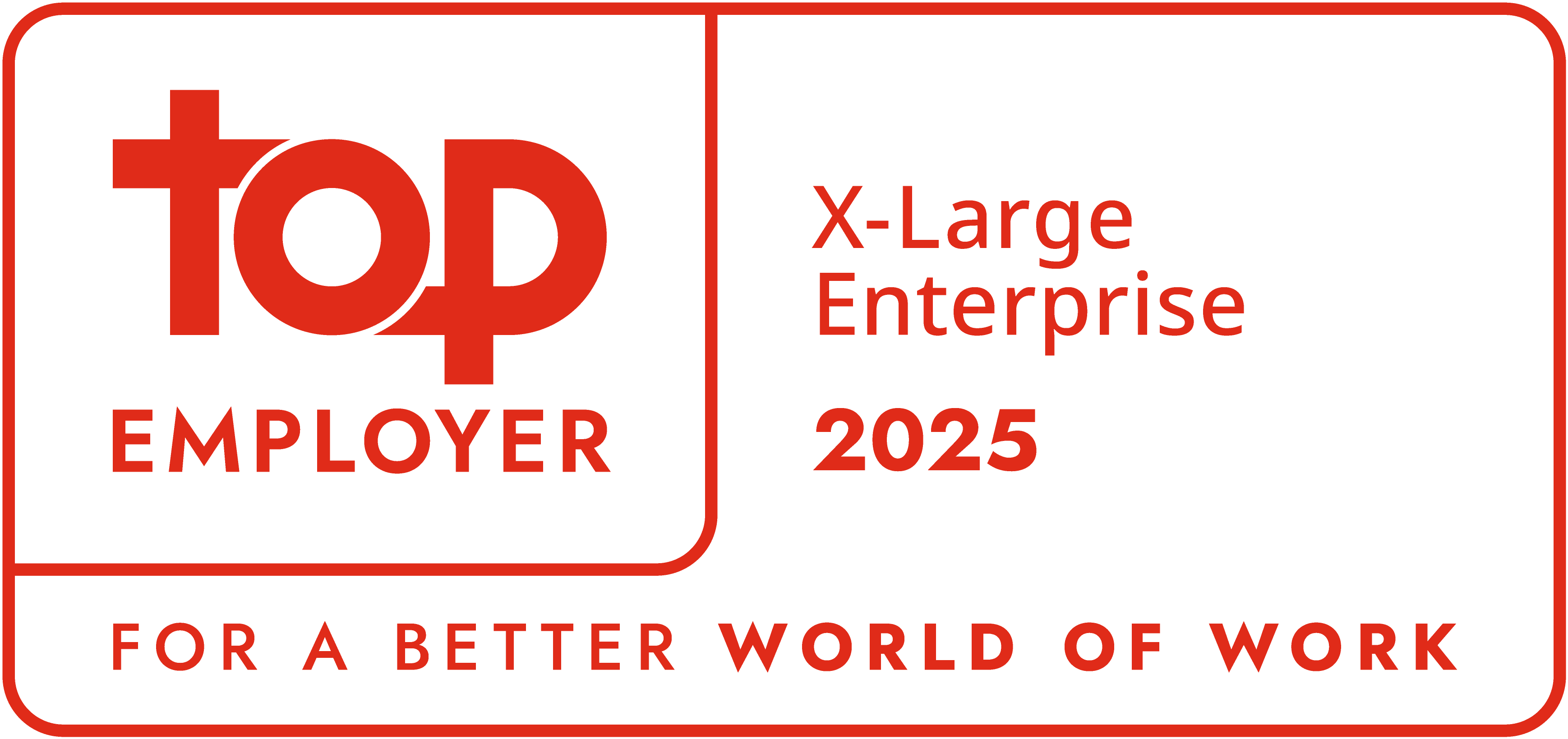 Top® Employer - X-Large Enterprise 2025