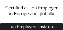 Global and Europe Top Employer by the Top Employers Institute