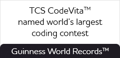 Guinness World Records recognized TCS CodeVita™ as the world’s largest programming competition