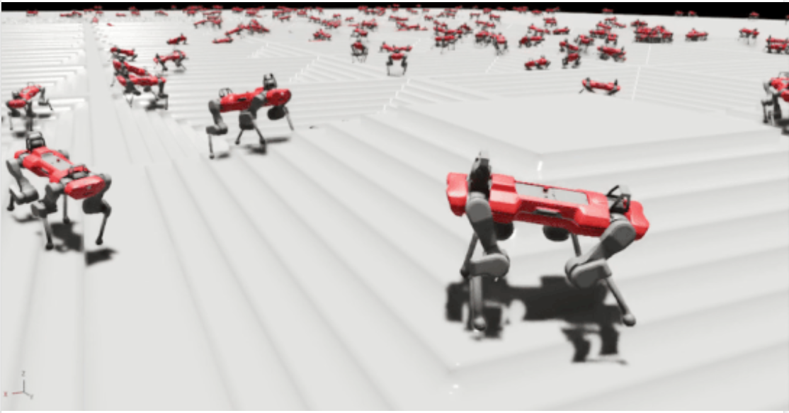 A manipulator arm trained to sort products