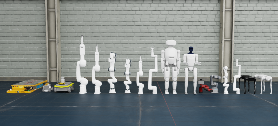 Physical AI enabled robots
