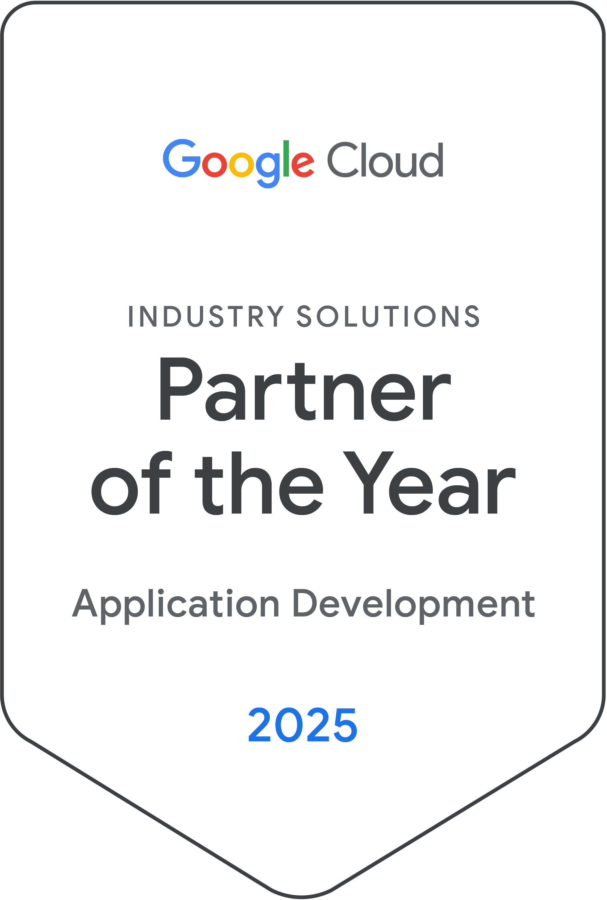 Industry Solution Partner of the Year for Application Development