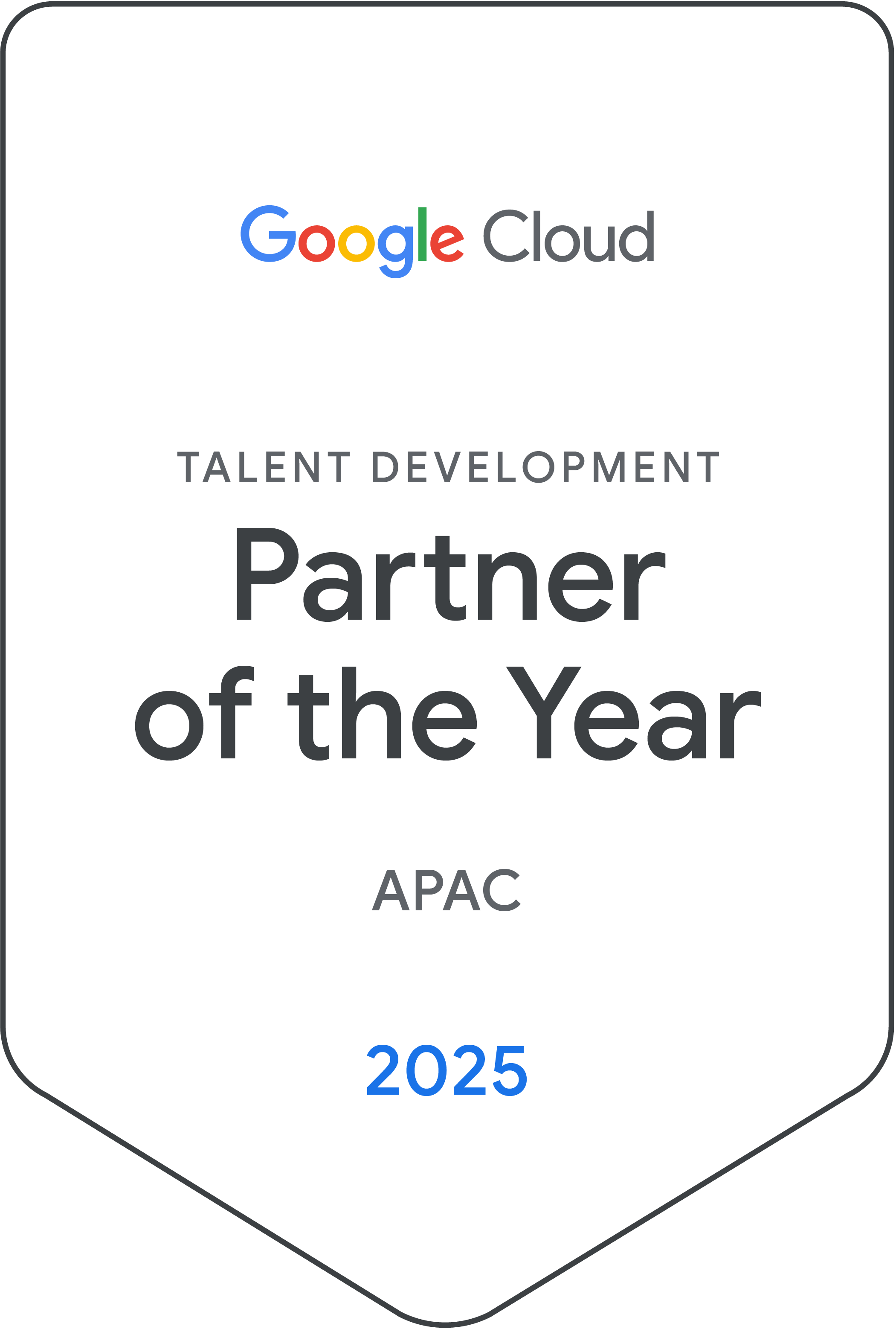 Talent Development Partner of the Year for the APAC region