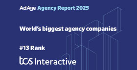 TCS Interactive has been ranked 13th in the Ad Age Agency Report 2025